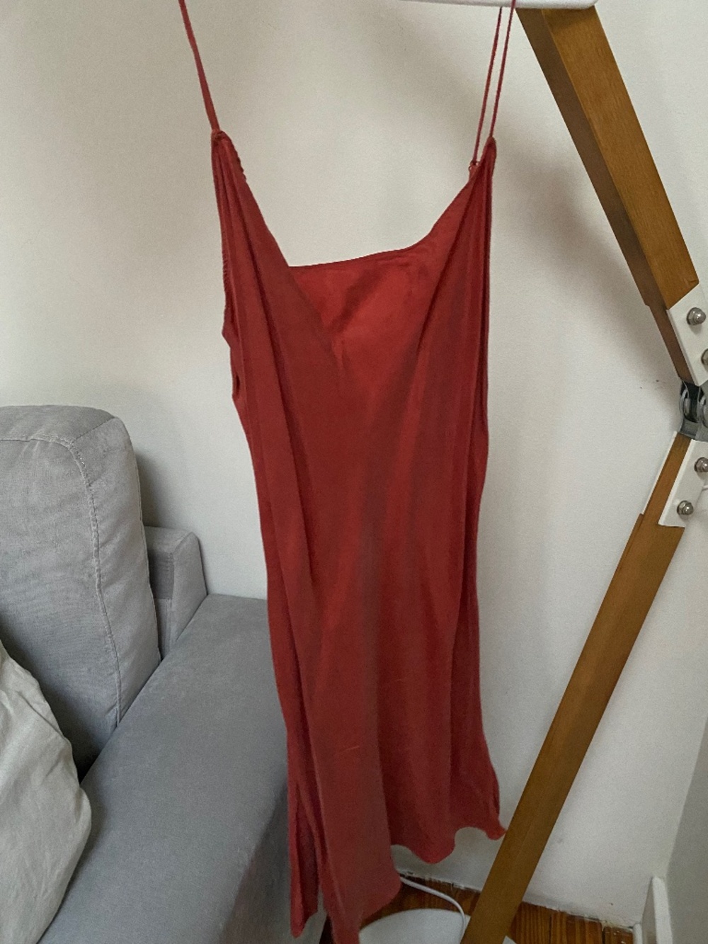 Gwen cupro-blend mini slip dress